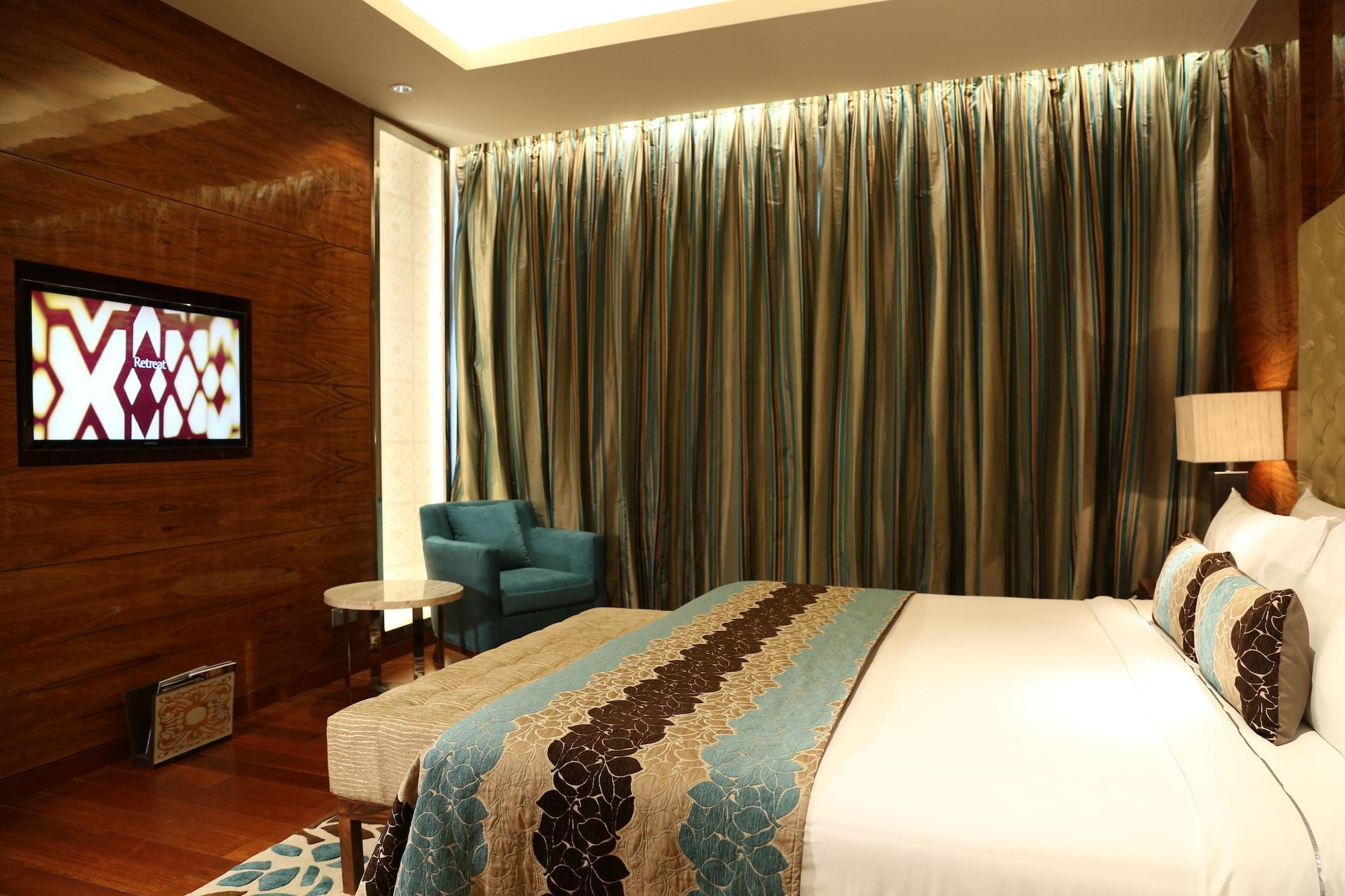 גורגאון Taj City Centre Gurugram מראה חיצוני תמונה A bedroom at the hotel