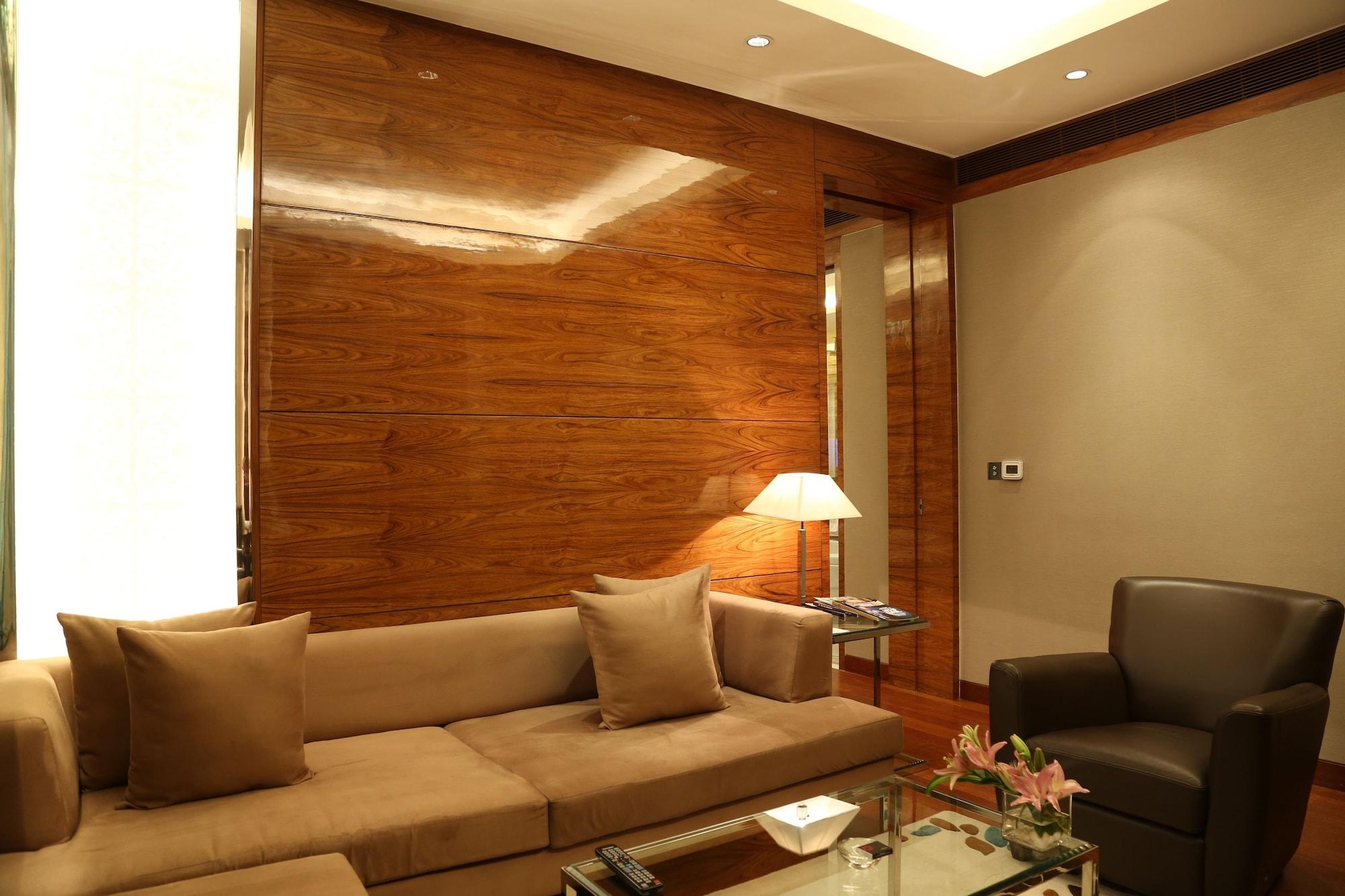 גורגאון Taj City Centre Gurugram מראה חיצוני תמונה A suite at the hotel