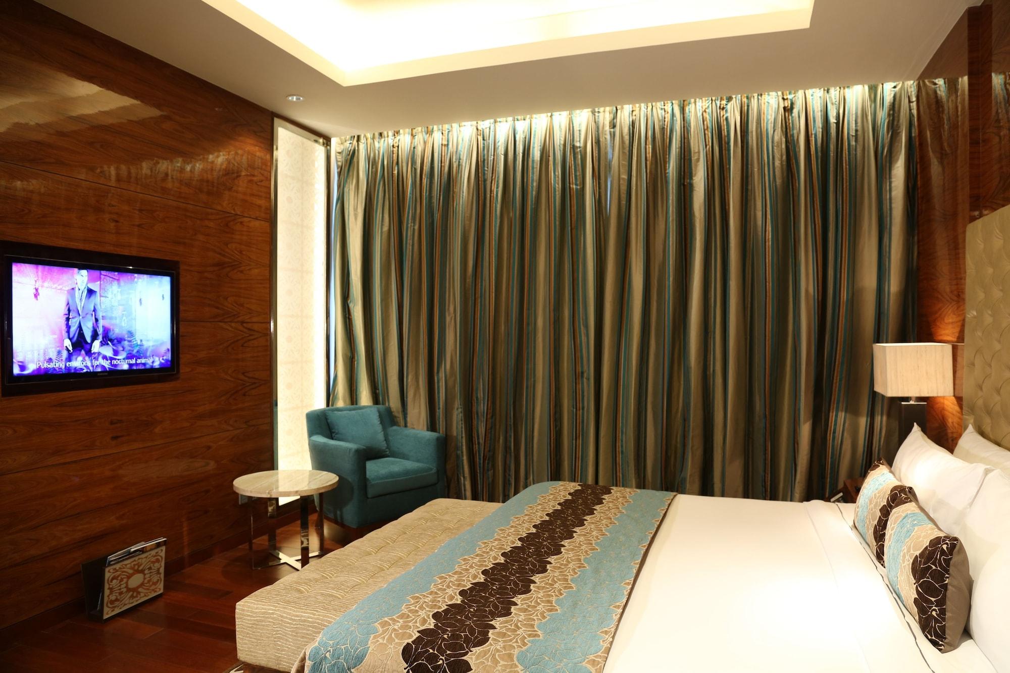 גורגאון Taj City Centre Gurugram מראה חיצוני תמונה A bedroom at the hotel