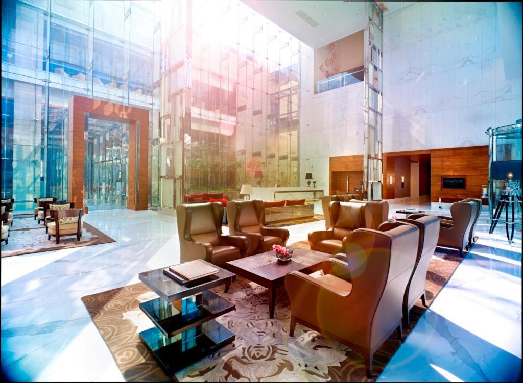 גורגאון Taj City Centre Gurugram מראה חיצוני תמונה The lobby of the hotel